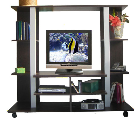 Base porta TV con ruote